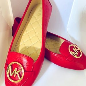 Michael Kors, size 7.5 fits like an 8, Candy Apple Red